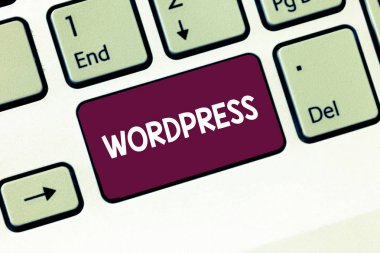 WordPress gösterilen Not yazma. Özgür kaynak olabilir yazılım yayımlama vitrine iş fotoğraf web sunucusu klavye bilgisayar ileti tuş takımı fikir oluşturmak için niyet yüklü.