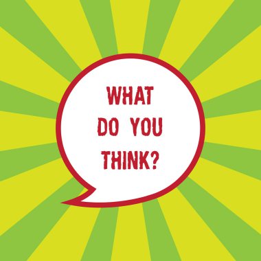 Ne yapmak sen Thinkquestion gösterilen Not yazma. İş fotoğraf vitrine söyle bize konuşma balonu sınır boş metin balon diyalog kutusu ile akılda olan şeyler.