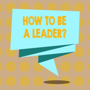 Word metin nasıl olmak A Leaderquestion yazma. İş önde gelen başarılı ipuçları öğrenmek için iş kavramı 3d şerit şerit katı renk boş kuşak fotoğraf kutlama için katlanmış..