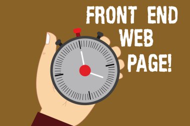 Kavramsal el ön uç Web sayfasını gösteren yazma. İş fotoğraf metin dönüştürme veri kullanıcılar Hu analiz el Holding durdurmak izle Zamanlayıcı ile Start Stop butonu için grafik arayüzü içine.