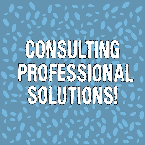 Käsiala teksti Consulting Professional Solutions. Käsitteen merkitys Etsitkö asiantuntija kehittää ratkaisuja Eri Halftone pitkänomainen koko Random tyhjä Kopioi tilaa esitys . — kuvapankkivalokuva