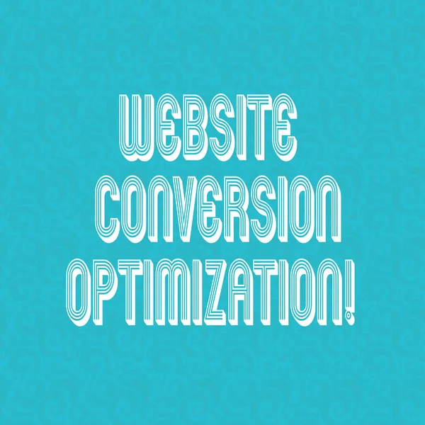 Text sign showing Website Conversion Optimization. Conceptual photo System for increasing website visitors Halftone Watermark Seamless Images Design photo Prints on Blank Square.