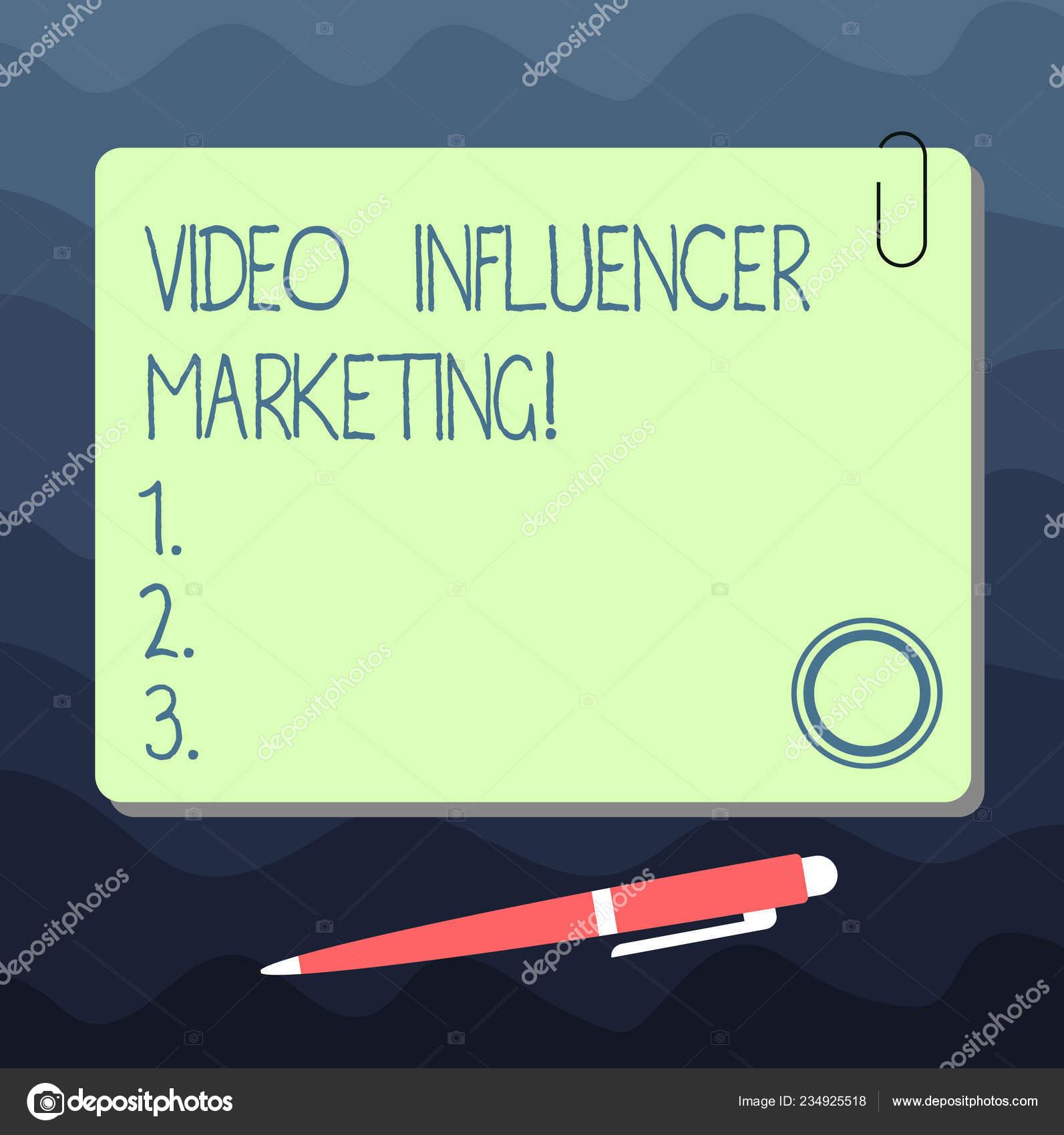 Text sign showing Video Influencer Marketing. Conceptual photo ...