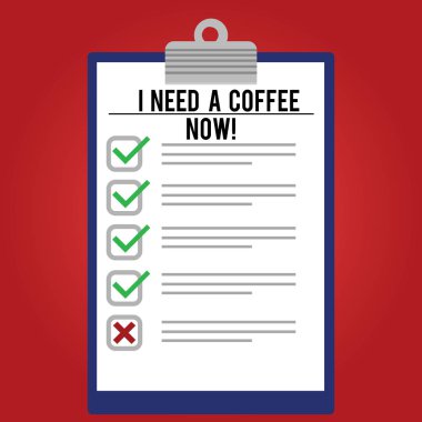 El yazısı metin yazma A kahve şimdi lazım. Sıcak içecek uyanık olması gereken motive anlam kavramı enerji sırada renk dikey Pano onay kutusunu fotoğraf kopya boşluk ile var.