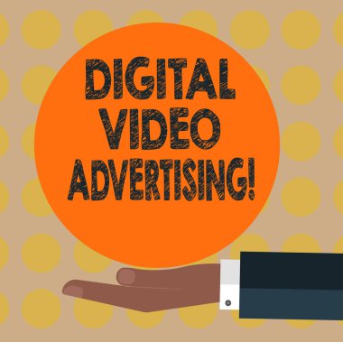 Word metin Dijital Video reklam yazma. Video içeriği Hu analiz Logo posterler için bir takım boş düz renk sunan dairede el şeklinde meşgul kitle için iş kavramı.