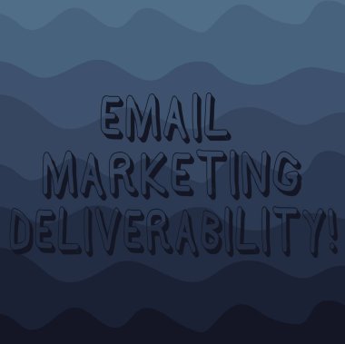 E-posta pazarlama Deliverability yazma el yazısı metin. Yeteneği sunmak için anlam kavramı aboneleri dalga fotoğraf çok tonlu renk kopya alanı için Poster reklam kartları için e-postaları.