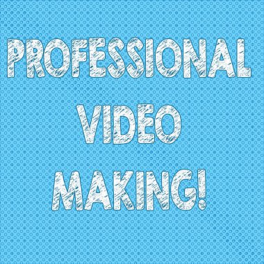 Profesyonel Video yapma gösterilen Not yazma. Film yapımı bir uzman sorunsuz lekeli piksel etkisi tarafından Web tasarım ve optik yanılsama için dijital olarak kaydedilmiş görüntüleri vitrine iş fotoğraf.