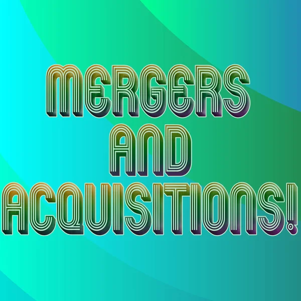 Writing note showing Mergers And Acquisitions. Business photo showcasing Refers to the consolidation of companies or assets Blank Diagonal Curve Strip Monochrome Color in Seamless Repeat Pattern