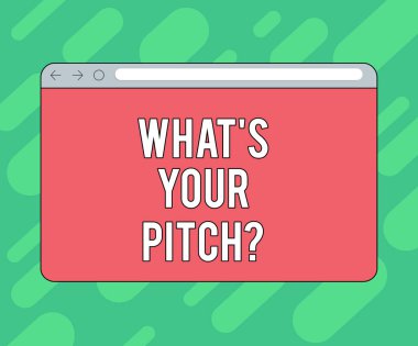 Kavramsal el ne S's Your Pitchquestion gösterilen yazma. İş fotoğraf vitrine bir monitör ekran ile ilerleme kontrol çubuğu boş metin yer almaya kararlı bir çaba yapmak.