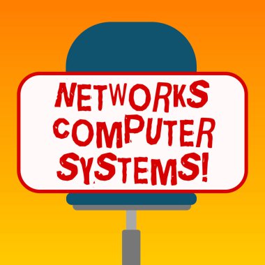 El yazısı metin ağları bilgisayar sistemleri. Birlikte boş dikdörtgen şekli etiket oturan yatay olarak döner sandalye üzerinde iletişimi kolaylaştırmak için aygıtların bağlantısını anlam kavramı.