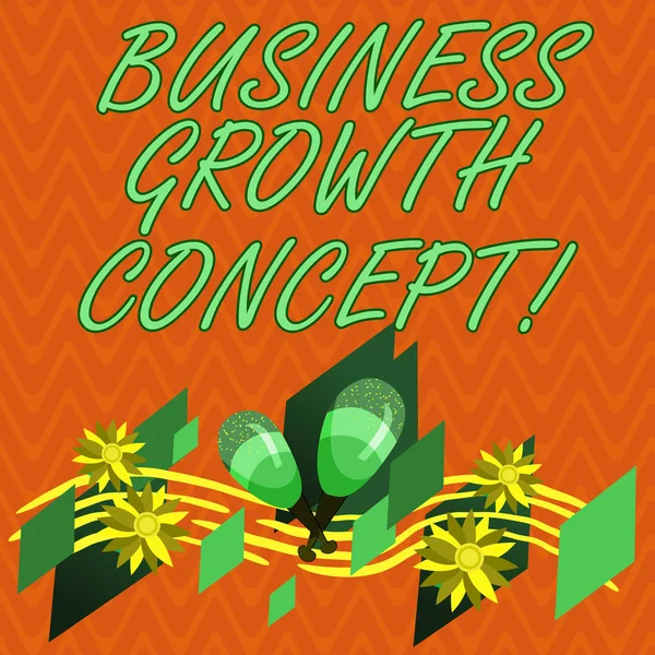 Nota di scrittura che mostra Business Growth Concept. Business photo showcase processo di migliorare una certa misura di successo Colorful Instrument Maracas Handmade Flowers and Curved Musical Staff . — Foto Stock