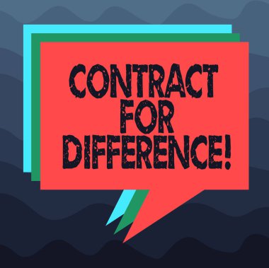 Sözleşme için farkı gösteren Not yazma. Bir yatırımcı ve bir Yatırım Bankası yığını, konuşma balonu farklı renk Kazıklı metin balon arasında sözleşme vitrine iş fotoğraf