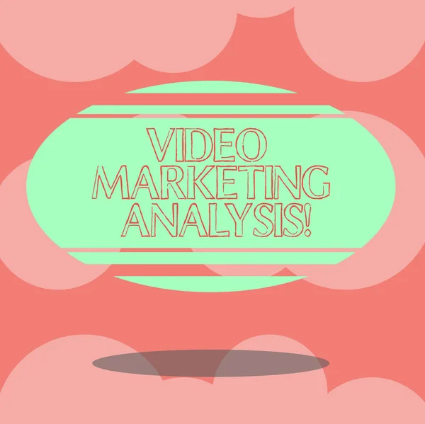 Writing Obs Visar Video Marknadsföring Analys Företag Foto Skylta Programvara — Stockfoto