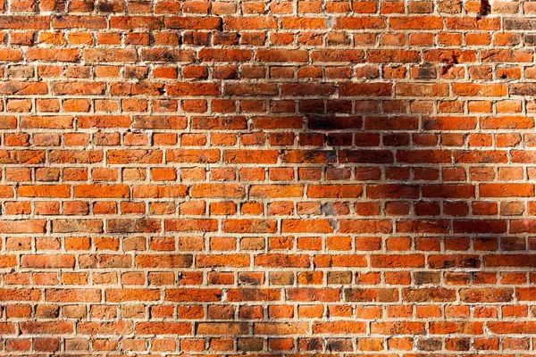 Stary tekstura tło ściany z czerwonej cegły z bliska. murowane ściany strukturalnym dla ciągłej replikacji — Zdjęcie stockowe