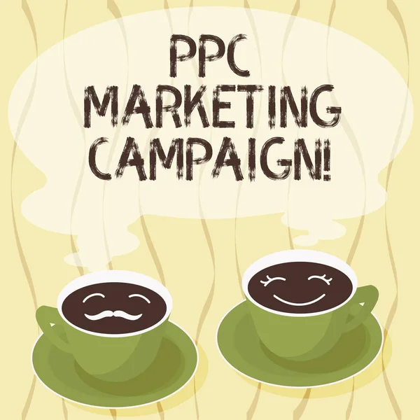 Handschrift Text Ppc Marketing Kampagne Konzept Bedeutet Zahlen Eine Gebühr — Stockfoto
