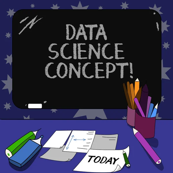Scrittura Concettuale Mano Che Mostra Data Science Concept Estrazione Testi — Foto Stock