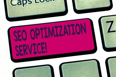 Kavramsal el SEO optimizasyon hizmeti gösterilen yazma. İş fotoğraf metin bir Web sitesi klavye tuşu bilgisayar ileti fikir oluşturmak için niyet görünürlüğünü artırmak için amacı.