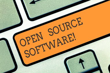 Kavramsal el açık kaynak yazılım gösterilen yazma. İş fotoğraf vitrine bilgisayar yazılımı-ebilmek kimse değişiklik kaynak kodu ile klavye anahtar bilgisayar ileti fikir oluşturmak için niyet.