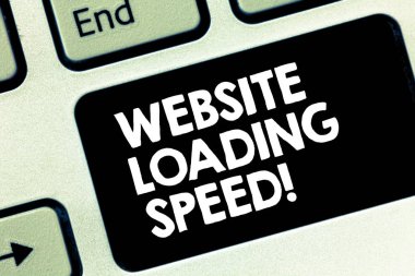 Kavramsal el Web sitenizin yükleme hızı gösterilen yazma. Bir Web sayfası klavye tuşu niyeti bilgisayar ileti fikir oluşturmak için tüm içeriğini görüntülemek için iş fotoğraf metin zaman alır.