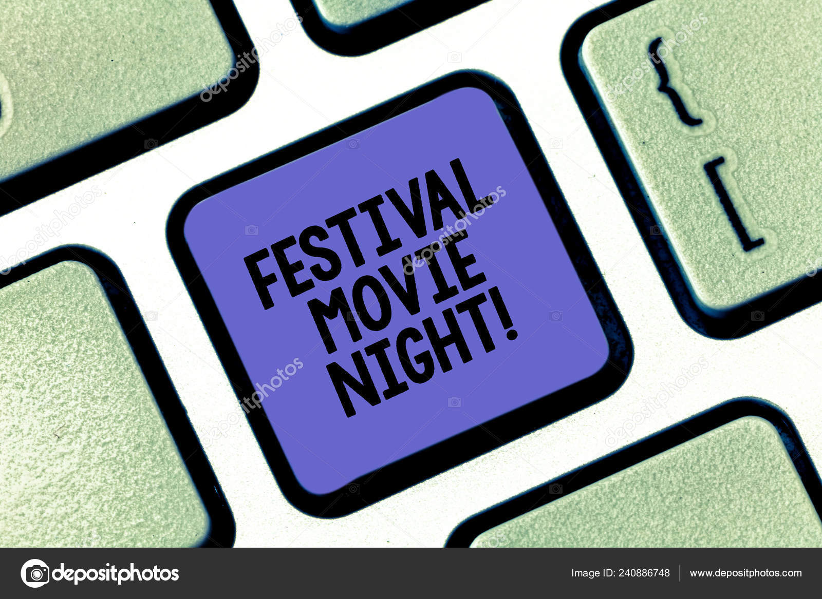 Conceptual Hand Writing Showing Movie Night. Business Photo Text