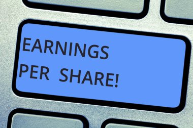 Hisse başına kazanç gösterilen Not yazma. İş fotoğraf bölümü Şirket kar vitrine her sahibine klavye tuşuna basarak tuş takımı fikir bilgisayar ileti oluşturmak için niyet tahsis..