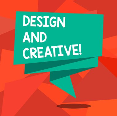 Word metin tasarım ve yaratıcı yazma. İş kavramı içeren için hayal gücü kullanabilir veya fikirler oluşturabilirsiniz bir şey Folded kutlama için 3d şerit şerit katı renk boş kuşak fotoğraf.