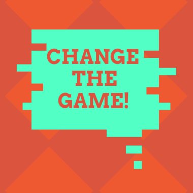 Değişim oyunu yazma el yazısı metin. Sunu reklamlar için farklı yeni stratejiler boş renk konuşma balonu bulmaca parça şekil fotoğraf şey bir hareket yapmak anlam kavramı.