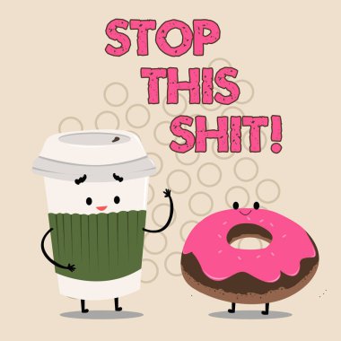 Bu Kahretsin durdurmak gösterilen not yazma. Yeterince kötü şeyler bir şey için üzgün olmak oluyor vitrine iş fotoğraf.