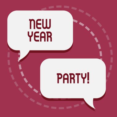 Kavramsal el yeni yıl partisi gösterilen yazma. Kutlama 365 gün mutlu neşeli zaman geliyor vitrine iş fotoğraf.