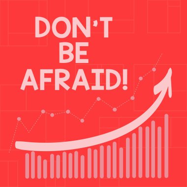 Kavramsal el Don T korkmuş olmak gösterilen yazma. İyimser motive vitrine iş fotoğraf her şey yoluna girecek.