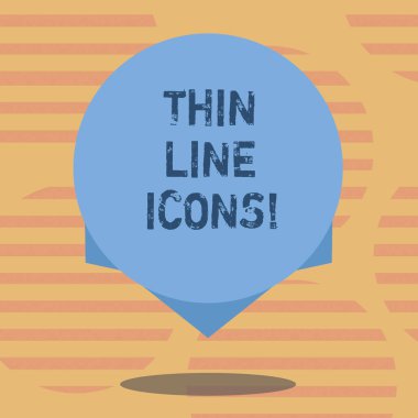 Word metin ince hat simgelerini yazma. Cep telefonları ve diğer apps içinde kullanılan simgeler için iş kavramı tarihlerde düğmeleri boş renk daire yüzen fotoğraf gölge ve tasarım kenarında.