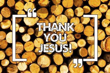Word metin teşekkür ederim İsa yazma. Ne Tanrı dini ahşap arka plan vintage ahşap vahşi mesaj fikirler niyetli düşünceler verdiği için minnettar olmak için iş kavramı.