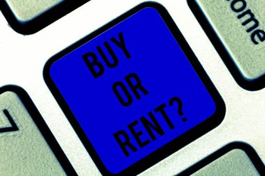 Satın almak veya Rentquestion gösterilen not yazma. Birisi kullanımı ya da peranalysisent klavye tuşu basarak tuş takımı fikir bilgisayar ileti oluşturmak için niyet için ödemek gerekir soran vitrine iş fotoğraf