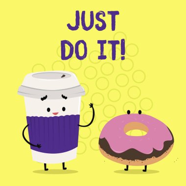 Sadece yapmak o. kavramsal fotoğraf motivasyon bir şey yapıyor başlatmak için gösterilen metin işaret disiplin var.