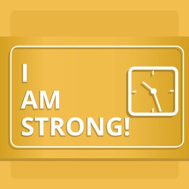 El yazısı metin yazma Am güçlü. Büyük bir güç olmanın sağlıklı güçlü var anlam kavramı her şeyi elde.