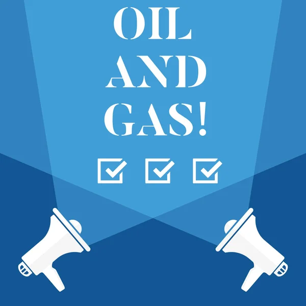 石油とガスのテキストの書き込みを単語します。探査抽出精製マーケティング石油製品ビジネス コンセプト. — ストック写真