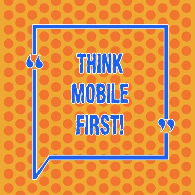 Düşünüyorum mobil ilk gösterilen not yazma. Daha önce web yuvarlak Punch delik küçük renk çevrelerde Seamless Modeli yineleyin telefonları için çevrimiçi deneyim tasarımı vitrine iş fotoğraf.