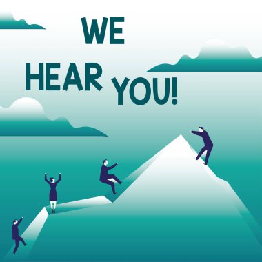 Biz duymak size gösteren not yazma. Dinleme dikkatle profesyonel danışmanlık uzman tavsiyesi vitrine iş fotoğraf.