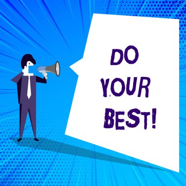 Yapmak senin en iyi yazma el yazısı metin. Hedeflerinizi gerçekleştirmek yüksek bir çaba için teşvik anlam kavramı.