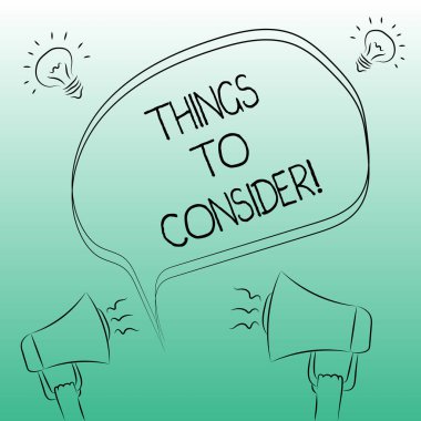 El yazısı metin yazma için şeyleri göz önünde bulundurun. Kavram anlamı düşünmek için dikkatli bir şekilde seçim Freehand anahat kroki, boş konuşma balonu megafon ses fikir simgesinin yapmak bir şey hakkında.