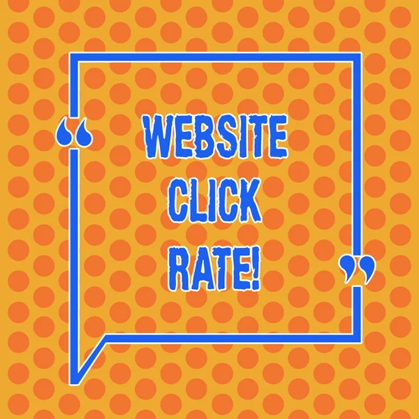 Writing note showing Website Click Rate. Business photo showcasing ratio users who click specific link to number total users Round Punch Holes Small Color Circles in Seamless Repeat Pattern.