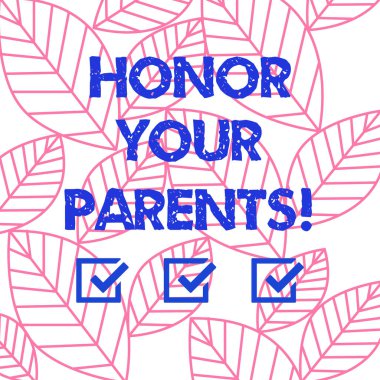 Metin onur Sayın veliler yazılı kelime. Koleksiyon, yaprakları anahat izole sorunsuz tekrar rasgele desen senin anne yaşlılar için yüksek saygı büyük saygısı için iş kavramı.