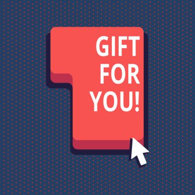 El yazısı metin hediye sizin için. Bir hediye almak için anlam kavramı sürpriz özel durum takdir.