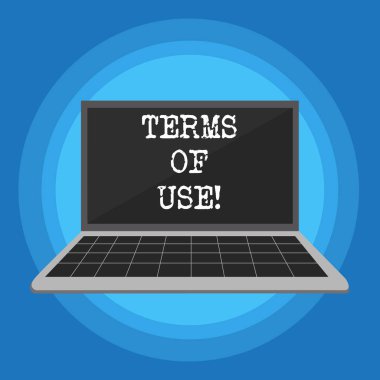 El yazısı metin kullanım koşulları. Bir şey ilkeleri anlaşmaları kullanmak için kurulan koşulları anlam kavramı.