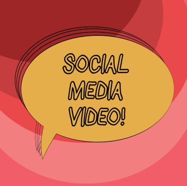 Kavramsal el sosyal medya Video gösterilen yazma. İş fotoğraf paylaşım anlar ya da arkadaş Oval özetlenen katı renk konuşma balonu boş metin balon arasında içerik web sitenize vitrine.