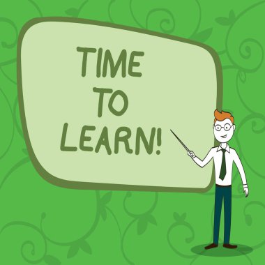 Yazılı not showingtime öğrenmek için. İş fotoğraf vitrine yeni bilgi veya beceri eğitim ya da kariyer büyüme elde.