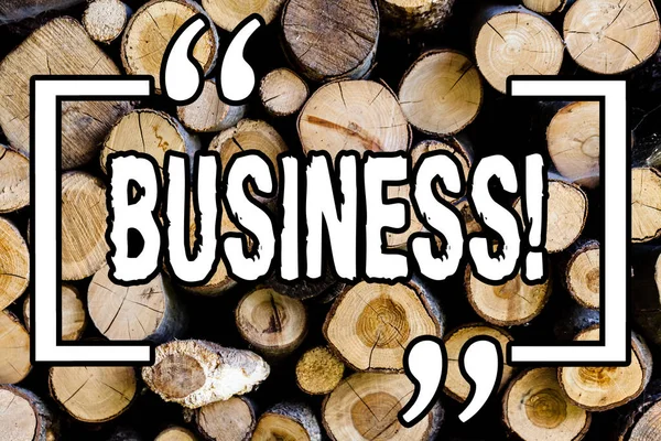 Word tekst intoetsen Business. Businessconcept voor Online Marketing en verkoop stagedy voor nieuwe industial projecten houten achtergrond vintage hout wilde bericht ideeën bedoelingen gedachten. — Stockfoto