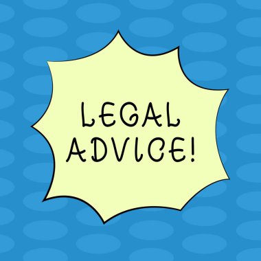 Word metin yazma yasal tavsiye. İş kavramı avukat veya hukuk danışmanı uzman boş renk patlama patlama çığlık konuşma balonu fotoğraf tarafından promosyon reklamları için verilen öneriler için.