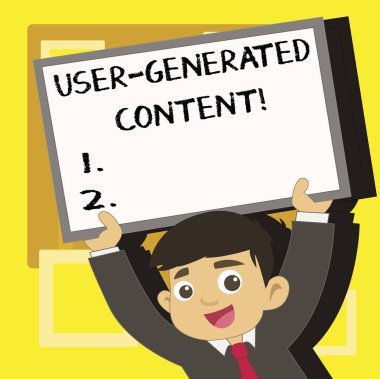 Kullanıcı tarafından oluşturulan içerik yazma el yazısı metin. Görüntüleri video metin ses anlam kavramı bu kullanıcılar tarafından gönderilen.