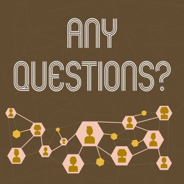 Herhangi bir Questionsquestion gösterilen metin işareti. Kavramsal fotoğraf ilave bilgi istediği bir şey sormaya gerek.